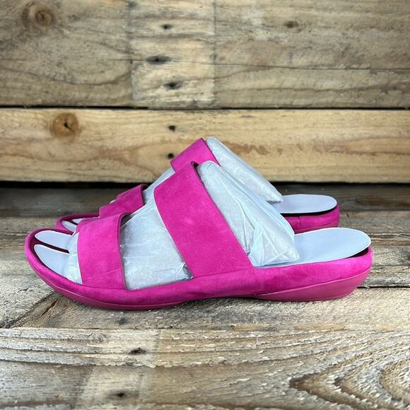 Naturalizer Genn-Drift Sandal - Fuchsia - 6 Wide - New without box - Picture 1 of 8